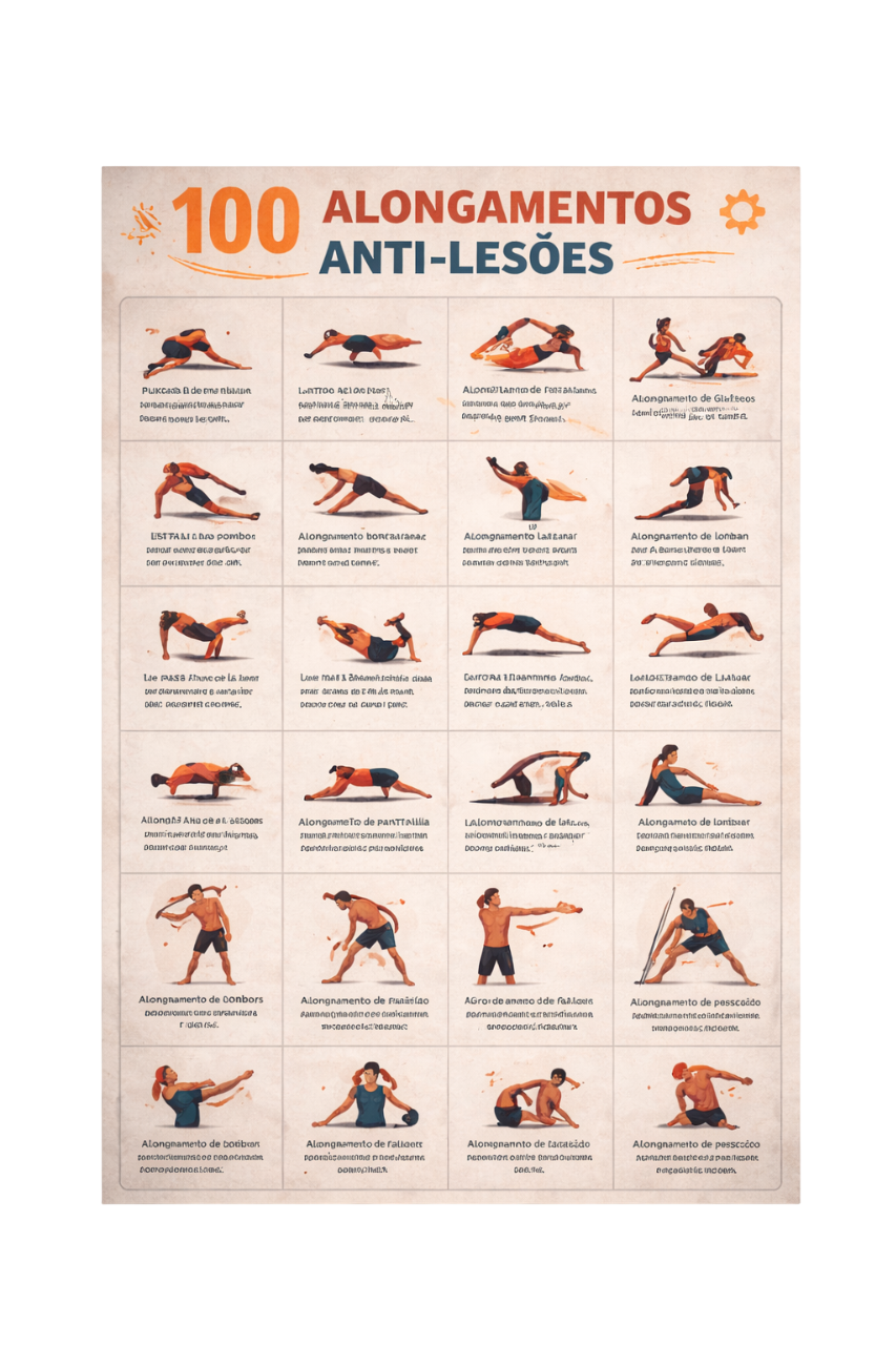 100 alongamentos Anti-Lesões
