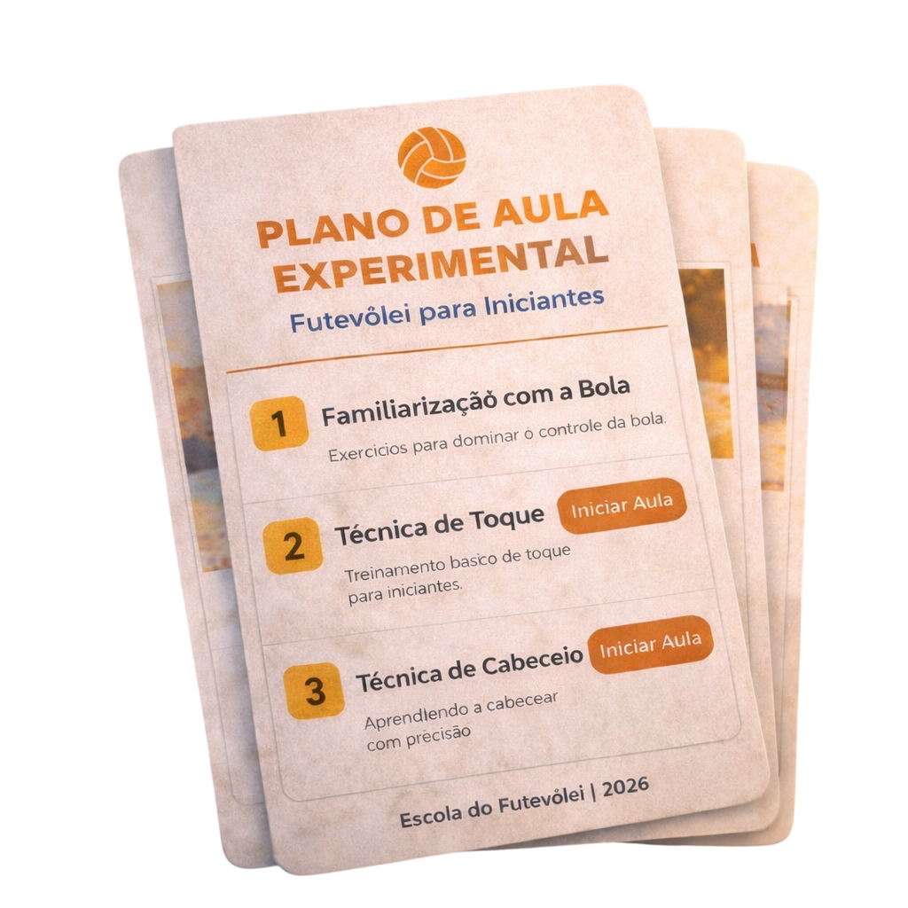 Plano de aula experimental pronto para usar